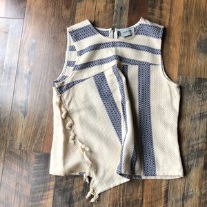 Rachel Comey, NY brand sleeveless shirt